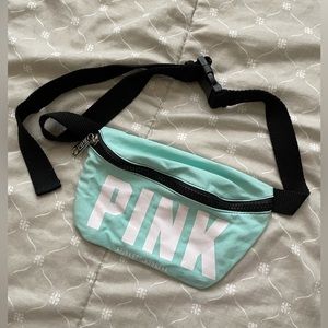 PINK Victoria´s Secret (light blue) fanny pack belt bag